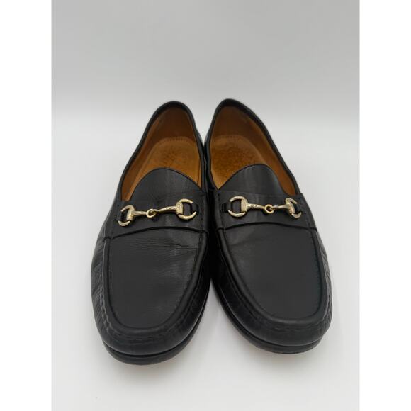 Cole Haan Gold Horsebit Loafers